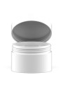  Cream jar, matte white, 10ml