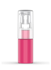  Pump bottle for cream, gel, liquid, light pink, 10ml