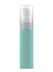  Pump bottle for cream, gel, liquid, blue-green, 30ml