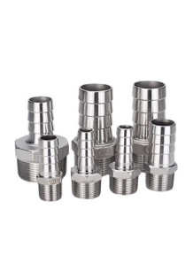  Straight joint, stainless steel 304, ferrule 32mm, 4 points