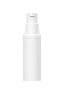  White pump bottle, white cap, 5ml