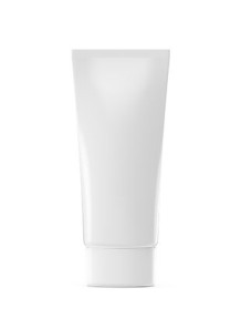  Cream tube, gel tube, white, white cap, 100ml