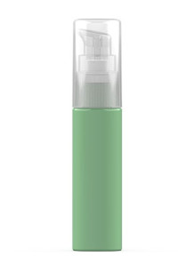  Pump bottle for cream, gel, liquid, green, 30ml