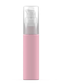  Pump bottle for cream, gel, liquid, dark pink, 30ml