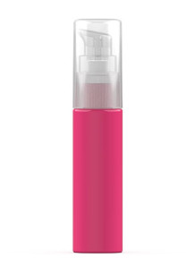  Pump bottle for cream, gel, liquid, light pink, 30ml