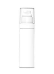 White pump bottle, round...