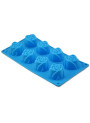  Mold: 8-cavity silicone soap mold, rose shape