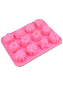 Mold, silicone soap mold, 12 cavities, candy shape