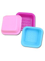  Mold: Silicone soap mold, 1 cavity, handmade, square