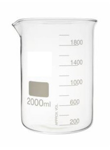 Glass beaker 2000 ml