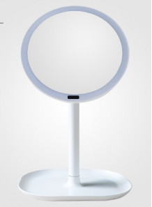 กระจกแต่งหน้า กลม LED ไม่ขยาย