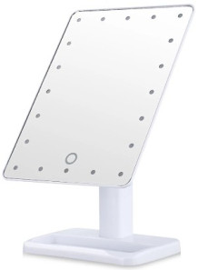  Square makeup mirror, LED, touch button