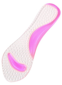  Shoe gel pads reinforced shoe soles with pink glue (1 pair)