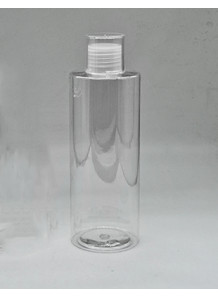 Clear bottle, round shape,...