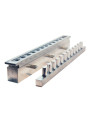  Aluminum Lipstick Mold, 12 holes, 12.1 mm. (Water Drop/Round Head)