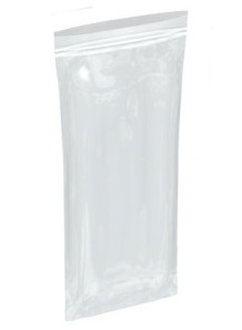  Clear plastic bag with zipper 14x22cm