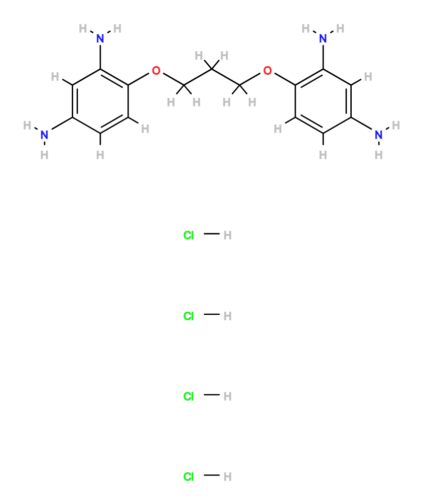 1,3-Bis(2,4-Diaminophenoxy) Propane HCl (13BIS) (Coupler / Secondary)