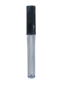 Black lip gloss tube
