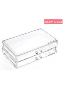 กล่องลิ้นชักอะคริลิค 2ชั้น 30x19x10.5cm