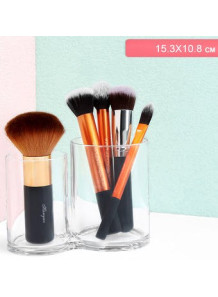  Makeup brush cup, acrylic, 15.3x10.8cm