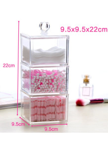 Acrylic storage box, 3...