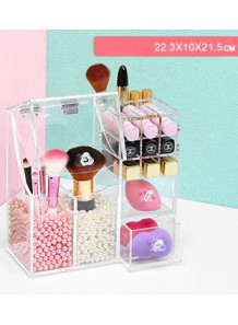  Acrylic makeup box 22.3x10x21.5cm