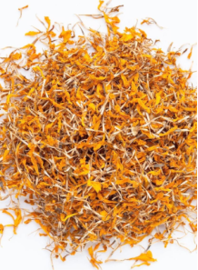 Dried marigold flowers (for...