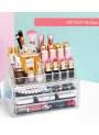 Acrylic cosmetic storage box 24x13.5x18.5cm