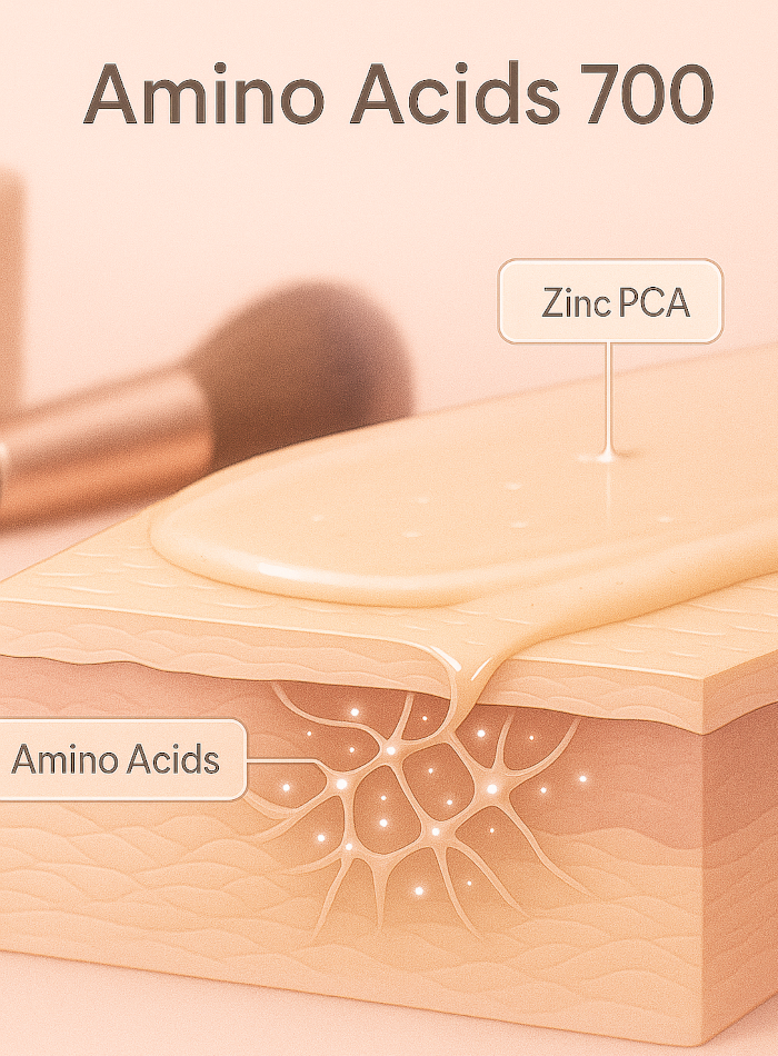 Natural Make-Up Amino Acids (e.q. Prodew 700)