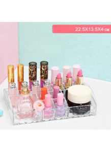 กล่องเก็บเครื่องสำอาง อะคริลิค 22.5x13.5x4cm