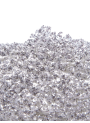 White Glitter Mica, white sparkle (size D)