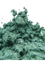 Silver Dark Green Mica, dark green, silvery sheen (Size A)