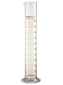  Glass measuring cylinder 100 ml (Graduated Cylinder)