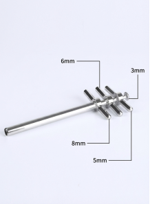 Cork Borer (Agar Plate Hole Puncher) (Copper-Nickle Plated 3x1)