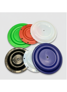 Diaphragm Plate (125mm, 3-Lip Rubber No Hole, 2pcs)
