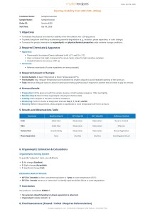 Heating Stability Test (40C+50C, 30day)