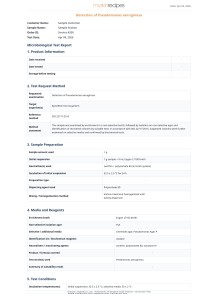 Detection of Pseudomonas aeruginosa