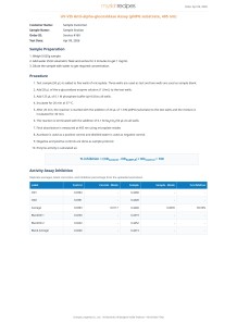 UV-VIS Anti-alpha glucosidase assay