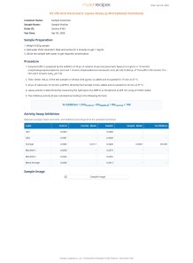 UV-VIS Anti-Collagenase Assay