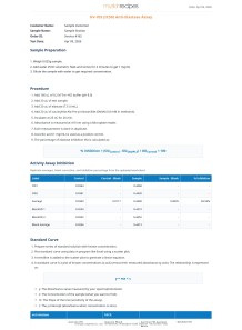 UV-VIS (IC50) Anti-Elastase Assay