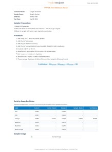 UV-VIS Anti-Hyaluronidase Assay