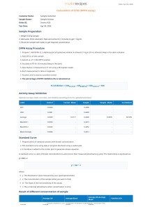 UV-VIS Antioxidant Capacity (IC50 using DPPH)