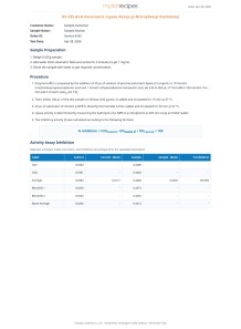 UV-VIS Anti-Collagenase Assay