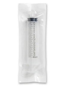 Syringe 20cc (Sterile, Luer Slip)