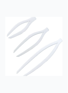 PTFE Wafer Tweezers Flat Tip 100mm