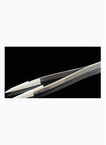 PTFE Wafer Tweezers Stainless Pointed Tip 1mm