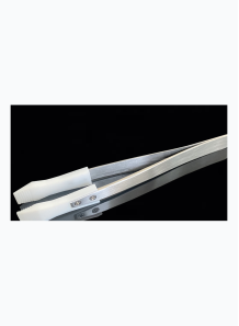 PTFE Wafer Tweezers Stainless Flat Tip 8mm