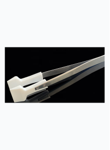 PTFE Wafer Tweezers Stainless Wide Tip 20mm