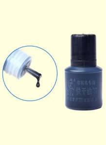 Ink for stamping on plastic...