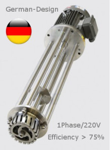  Homogenizer 2200วัตต์ (3แรงม้า, 1เฟส) หัวปั่น 8.8ซม. (เฉพาะหัว)